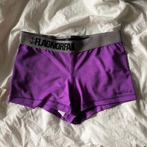 LIKE NEW Flagnorfail Spandex Shorts Medium Purple